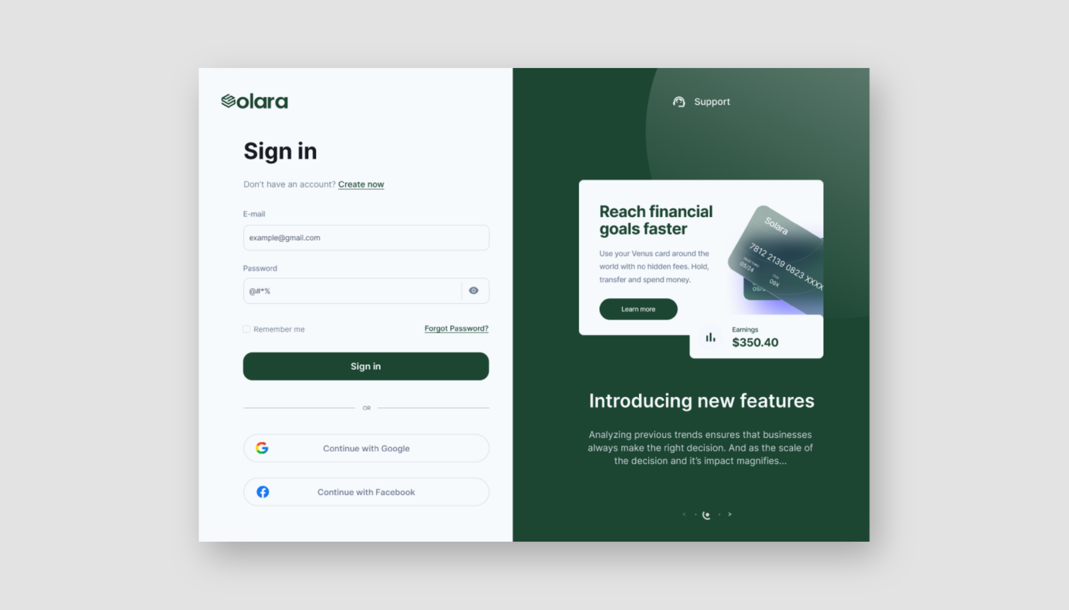 Creative Login Pages